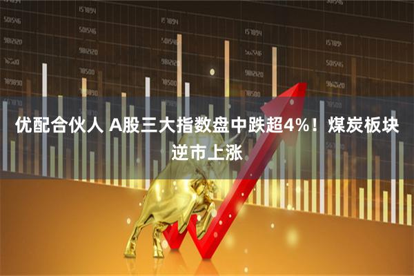 优配合伙人 A股三大指数盘中跌超4%！煤炭板块逆市上涨